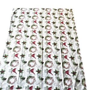 Vintage EnVogue Holidays Christmas tablecloth farmhouse rectangle red cardinals